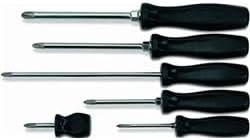 Williams 6 PIECE PREMIUM PHILLIPS SCREWDRIVER SET, COMFORT GRIP HANDLE WITH ROUND BLADE, MADE IN THE U.S.A.