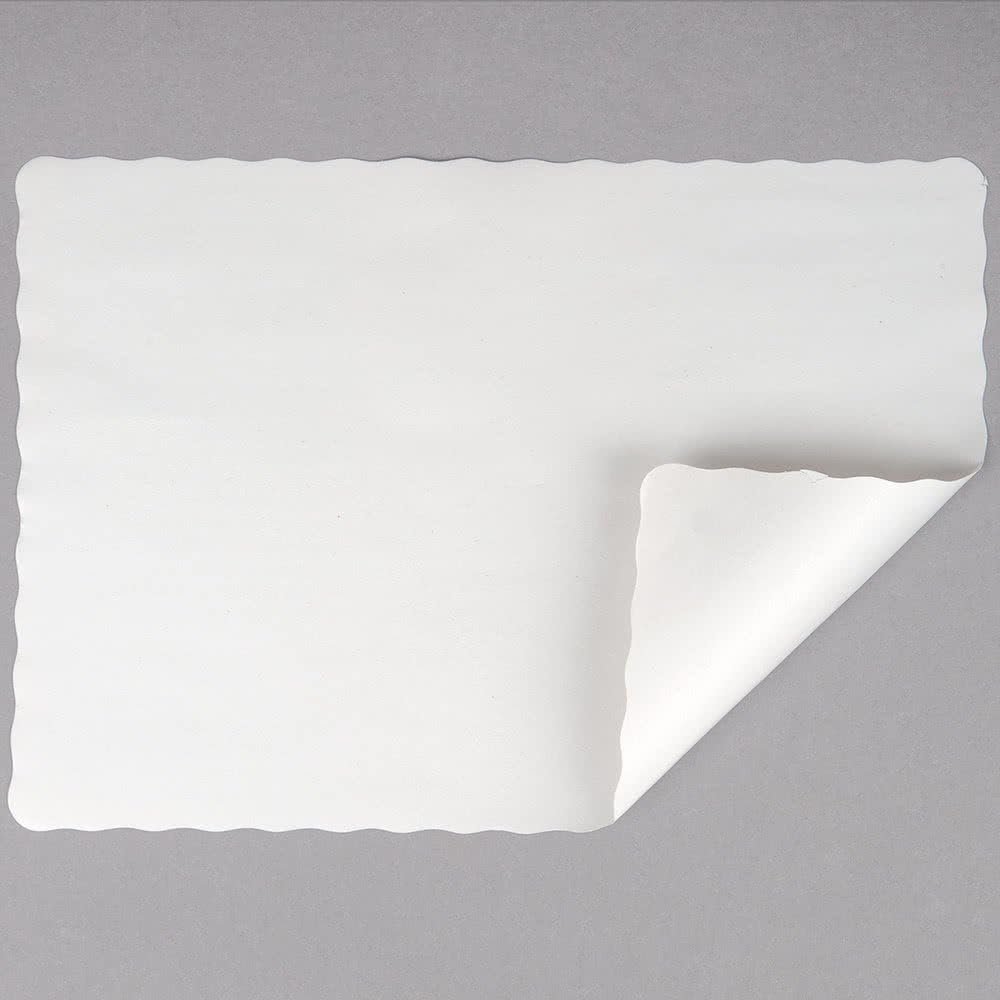 LP100 10 x 14 in. Colored Paper White Placemats – Case of 1000
