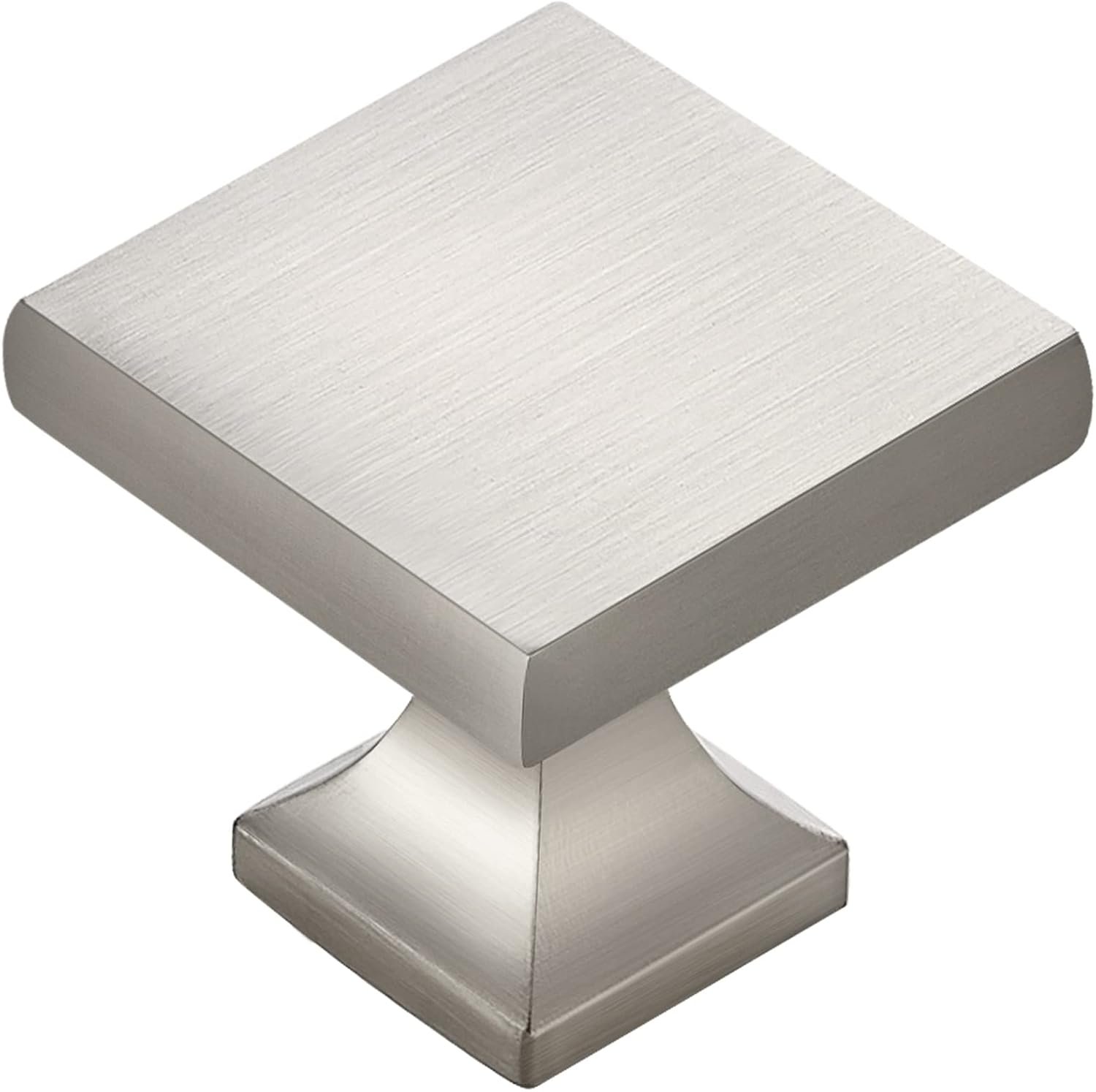 25 Pack Brushed Nickel Cabinet Knobs Kitchen Drawer Pulls Hardware | Silver Finish, Drawer Pulls, Cabinets, Drawers, Dressers, Closets, Solid Metal, Easy Install, Screws Included, Rust-Resistant