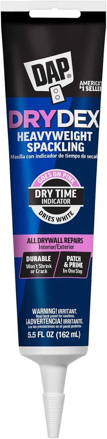 DAP DryDex Dry Time Indicator Spackling, Pink/White, 5.5 Oz (7079812343)