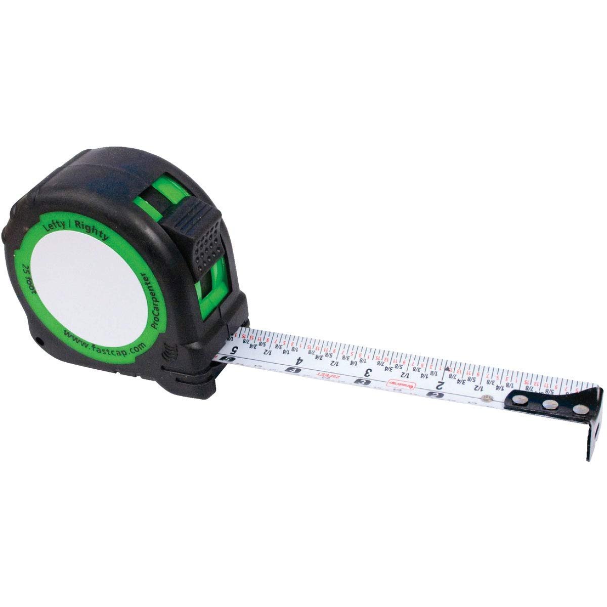 FastCap ProCarpenter Standard Reverse Measuring Tape, 25-Foot | Lefty/Righty, Standard Measurements Readable from Right or Left Hand, Ideal for Professionals and Home Improvement, 98010