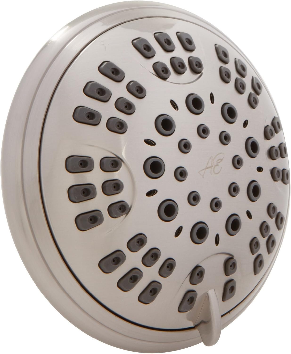 6 Function Luxury Shower Head – 2.5 GPM – Brushed Nickel | High Pressure Boosting, Adjustable, Wall Mount, Bathroom Showerhead With Anti-Clog Nozzles, Best For Low Flow Showers