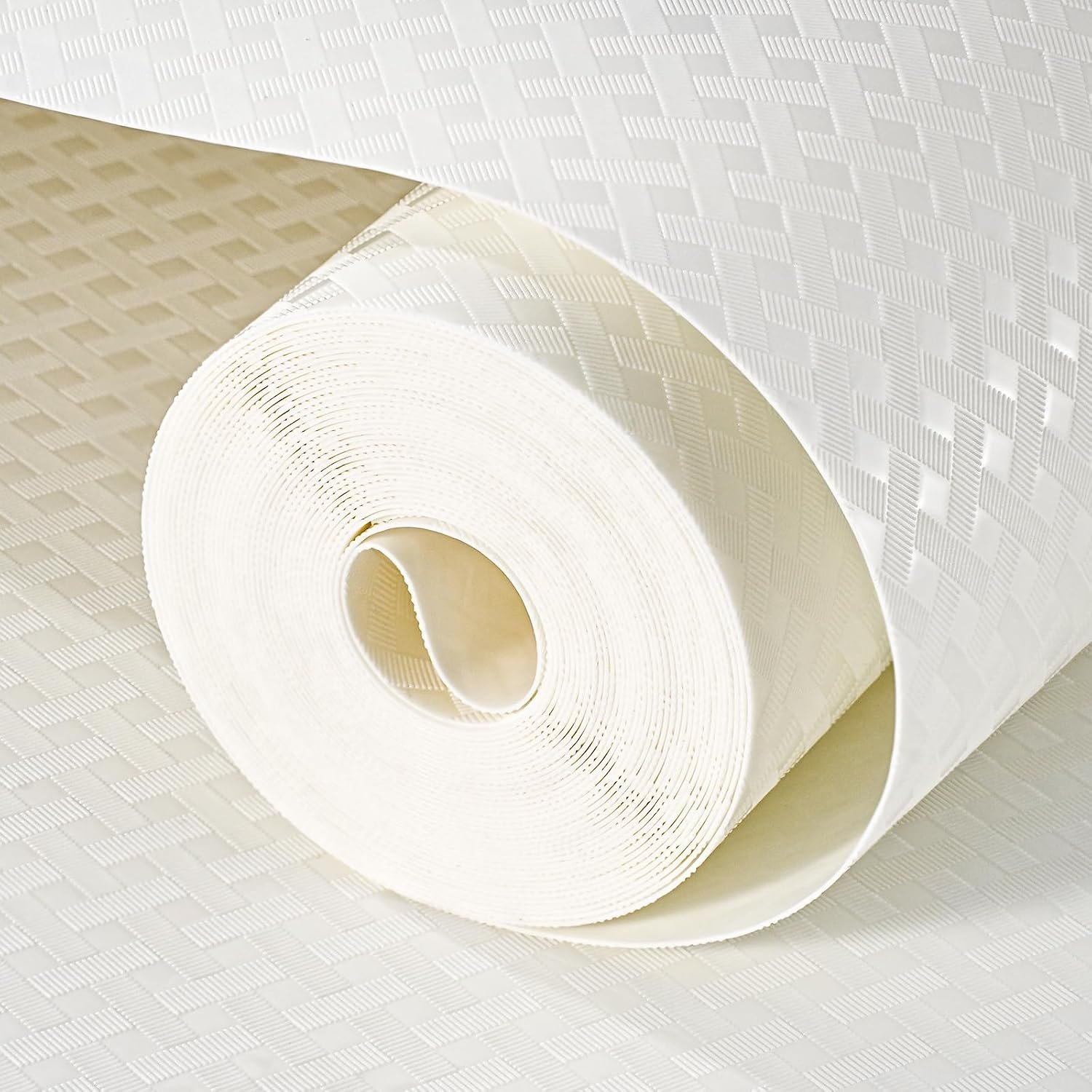 Shelf and Drawer Liner for Kitchen Cabinet, Non-Adhesive 12in x 240in Waterproof Contact Paper Refrigerator Liners Thickened Durable EVA Material Non Slip Mat for Dresser Cupboard Pantry Protector