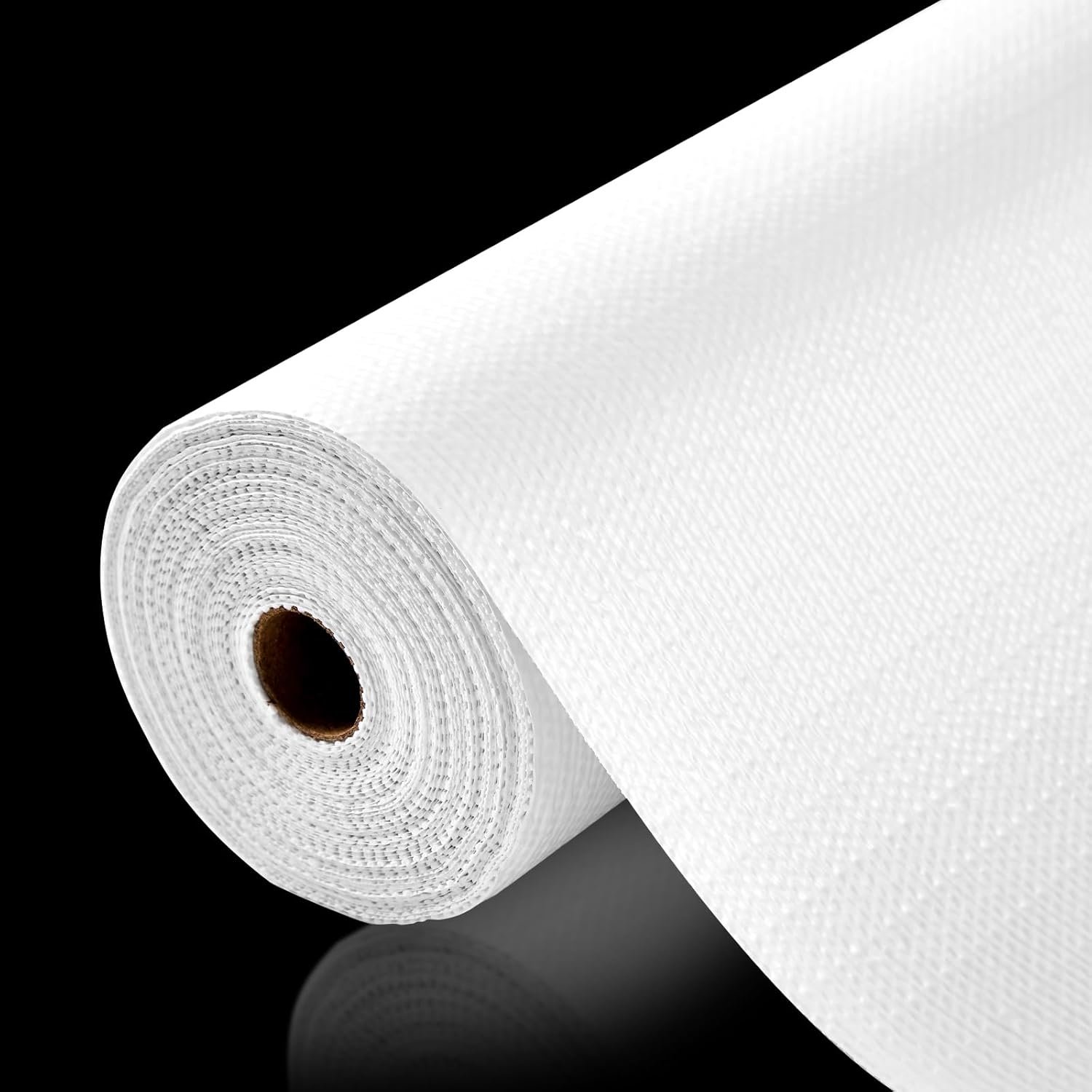 Drawer and Shelf Liner for Kitchen Cabinets, White, 12IN X 10FT | Non-Adhesive, Easy to Cut, Non-Slip, Waterproof, Surface Protection, Decorative, Cupboard, Bathroom, Closets