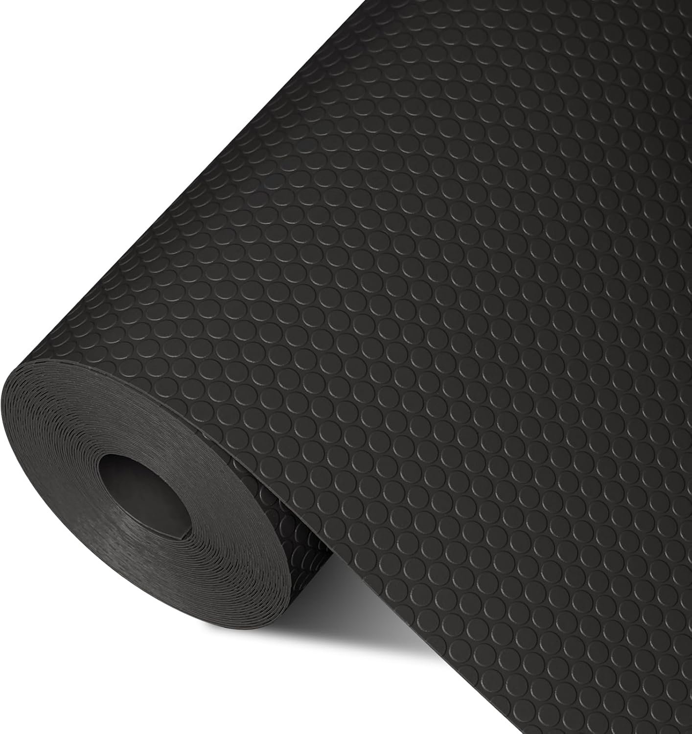 Shelf Liners 24 inch x 20 ft Shelf Liners for Kitchen cabinets nonstick Shelf Lining Drawer Mats EVA Protector for Cupboard (Black,24 inch x 20 ft)