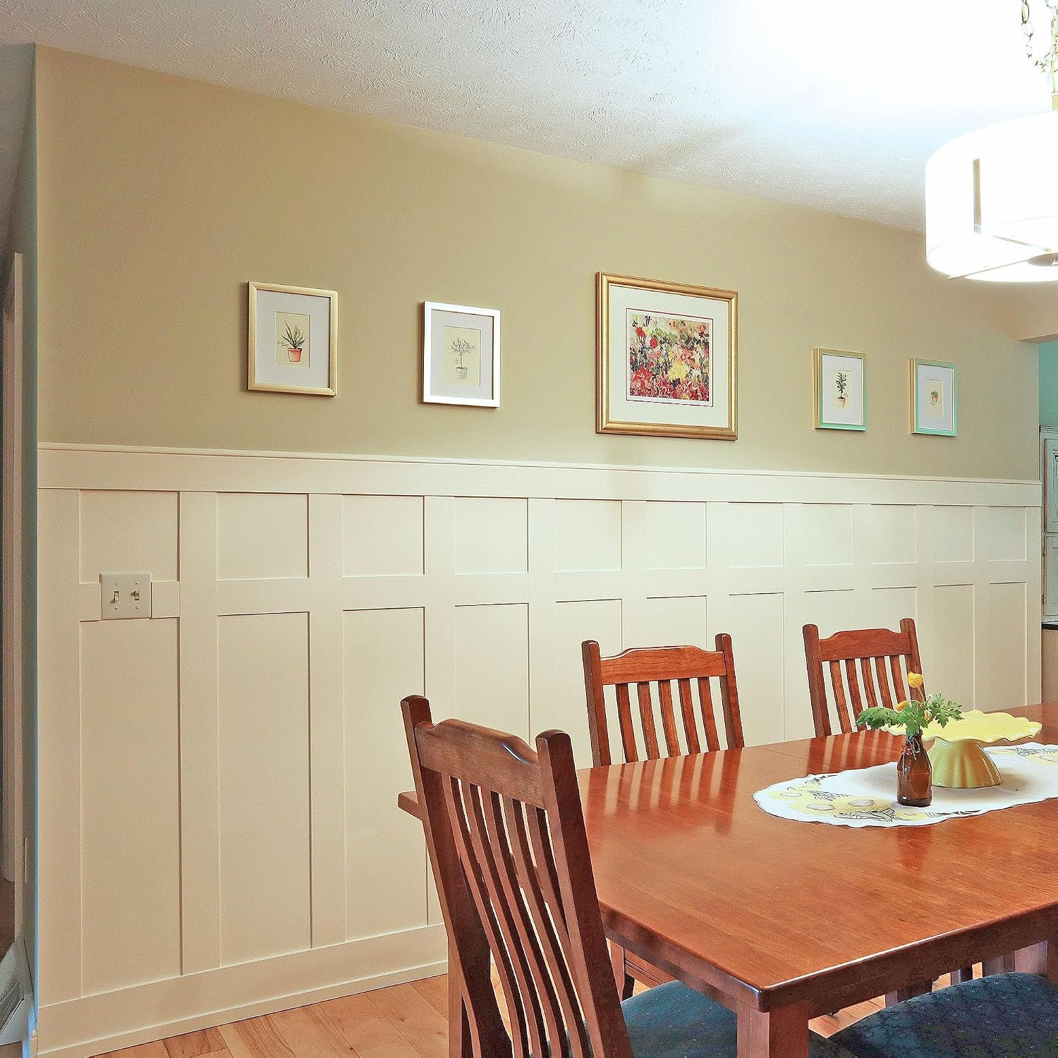 Real Wood Board and Batten Wainscoting Kit, Easy Installation, Real American Hardwood, The Millwork Outlet