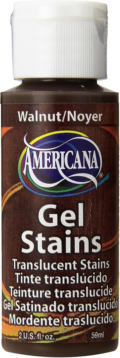DecoArt Americana Gel Stains Paint, 2-Ounce, Walnut