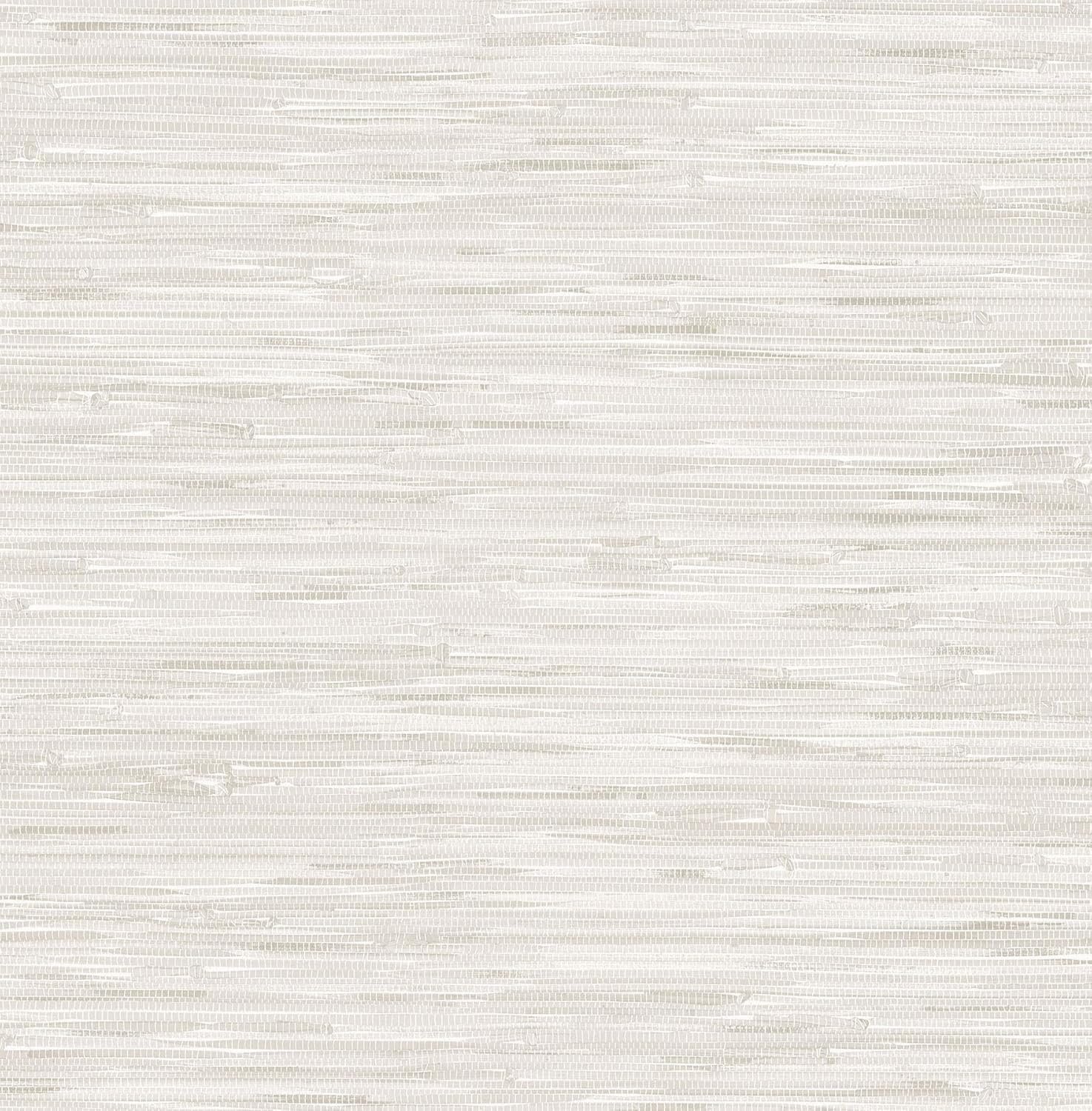 NuWallpaper by WallPops Cream Vinyl Grassweave Peel & Stick Wallpaper, NUS2875