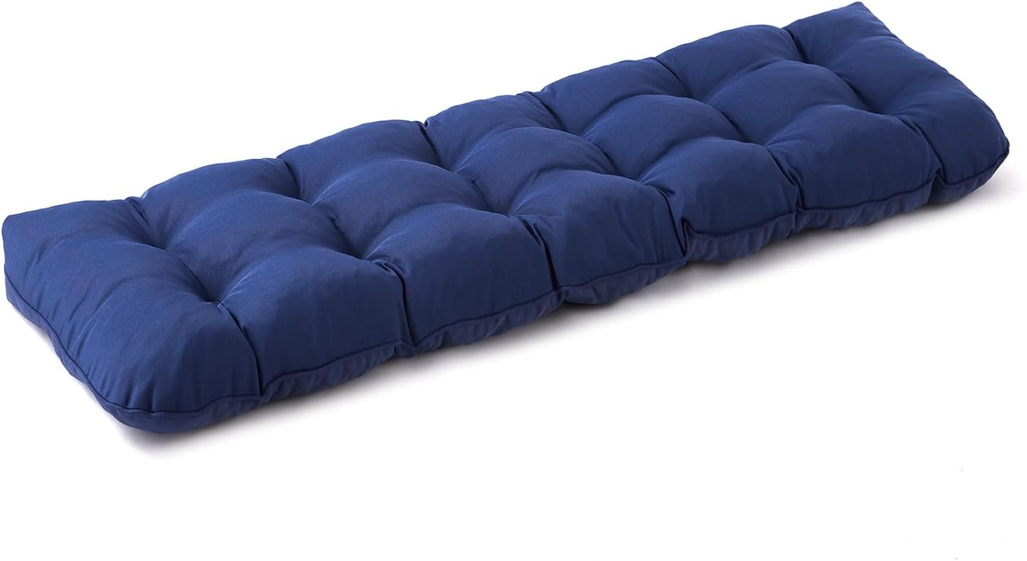 IPYNBAP Outdoor Bench Cushion, 48x18x5 Inch, Water-Resistant Bench Cushion for Outdoor/Indoor Furniture, Patio Bench Seat Cushion, Fade Resistant Outdoor Cushions for Porch Swing Couch, Navy Blue