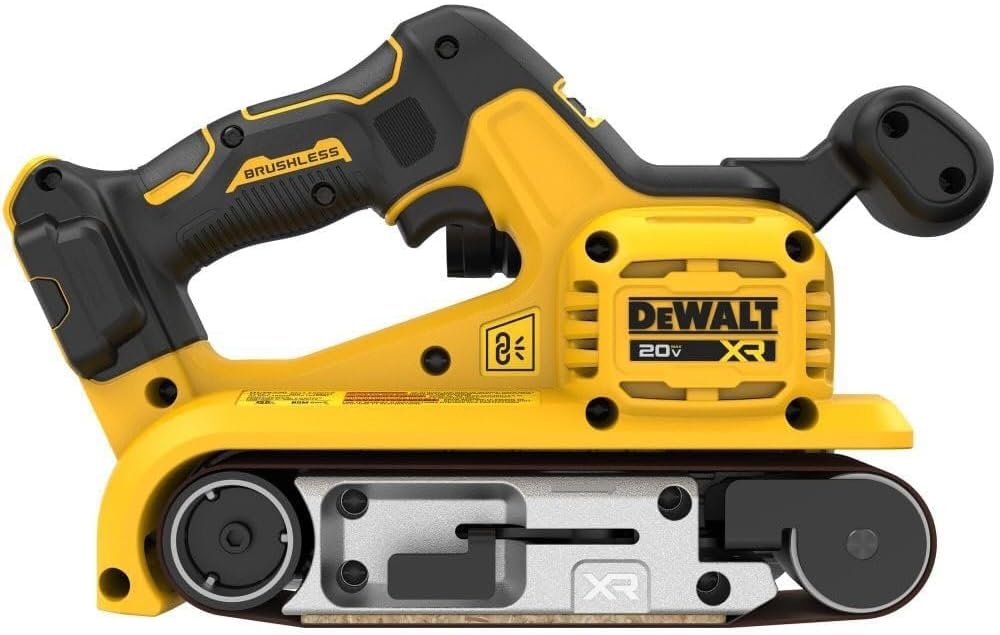 DEWALT 20V MAX* Belt Sander, Cordless, Brushless, Tool Only (DCW220B) | Tool only, variable speed, dust collection