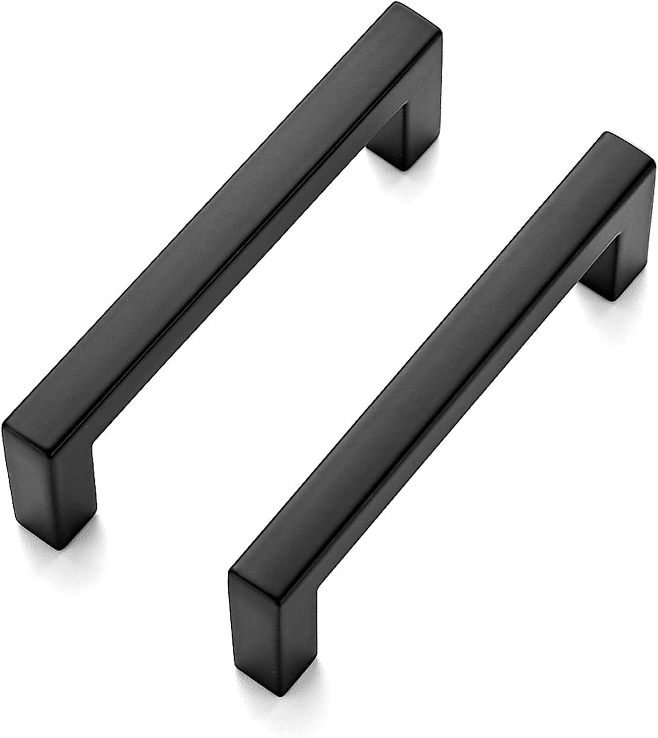 Ravinte Matte Black Cabinet Handles Solid Cabinet Pulls, 3 Inch CC, 30 Pack | Zinc Alloy, Slim Square Bar Grip, Smooth Drawer Pull Feel, Kitchen Cabinet Update, For Cupboards, Dressers, Drawers, Hardware