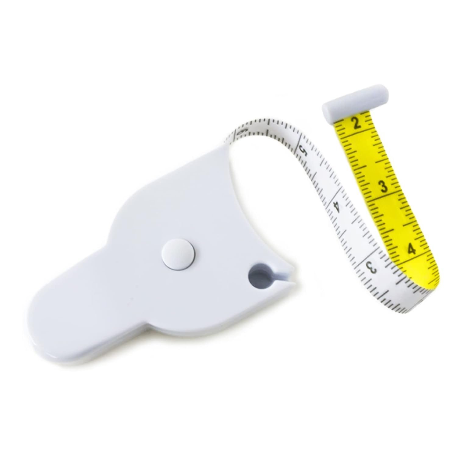 Perfect Measuring Tape – The Original Body Tape Measure, White, 80 Inch | Automatic Telescopic Tape Measure, Retractable Measuring Tape for Body, Waist, Hip, Bust, Arms and More