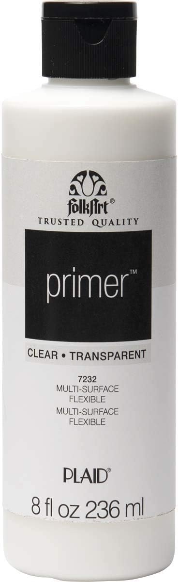 FolkArt 7232 Clear Primer 8 oz., Clear