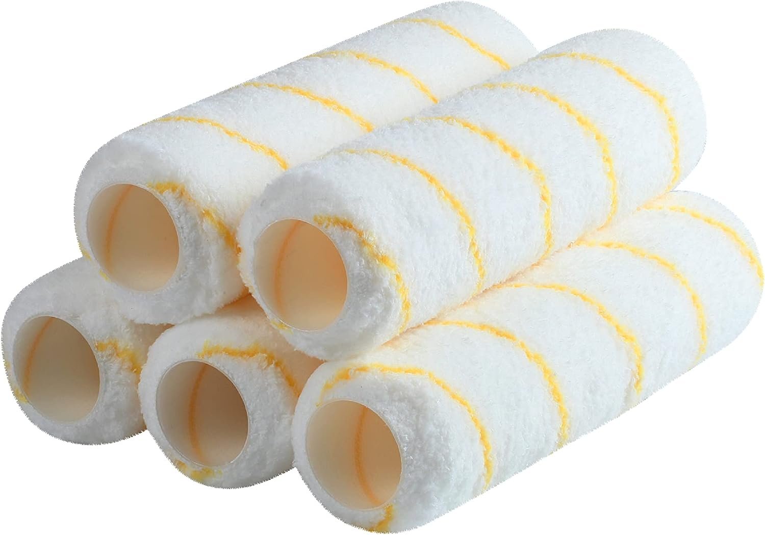 Bates- Paint Roller Covers, 9 Inch, 5 Pack 1/2″ Nap | Replacement Paint Roller Sleeves for Walls Cabinets Trim & Doors Smooth Rolling Fits 9″ Small Roller Frames