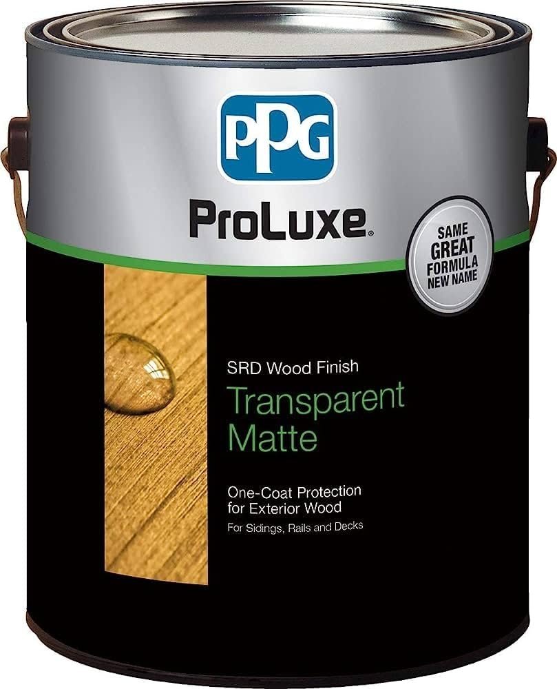 PPG ProLuxe Gallon Cetol SRD Exterior Wood Finish Translucent – Cedar 077 Y