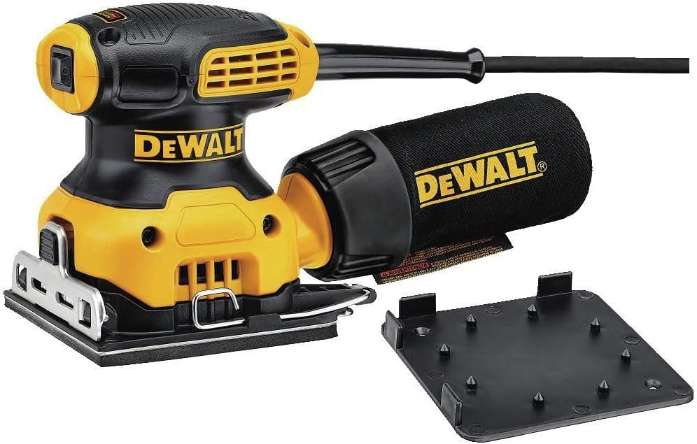 DEWALT Electric Sander, 1/4 Sheet, 14, 000 OPM (DWE6411)