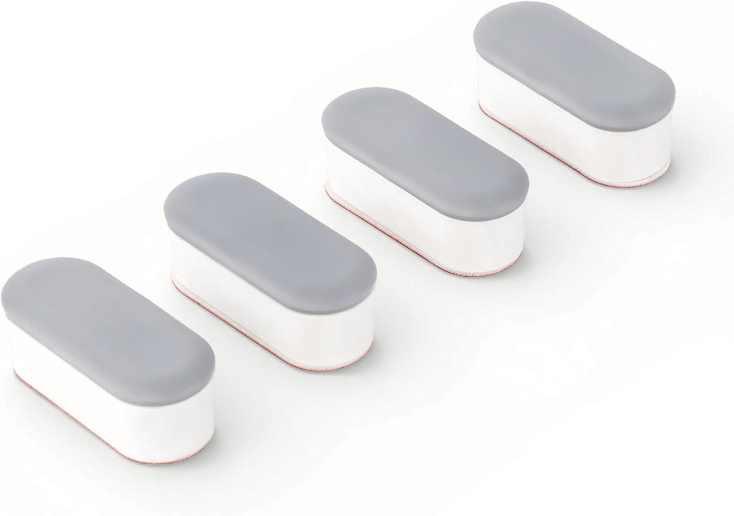 LUXE Bidet Universal Non-Slip Toilet Seat Bumpers, 4 Piece | Strong Adhesive