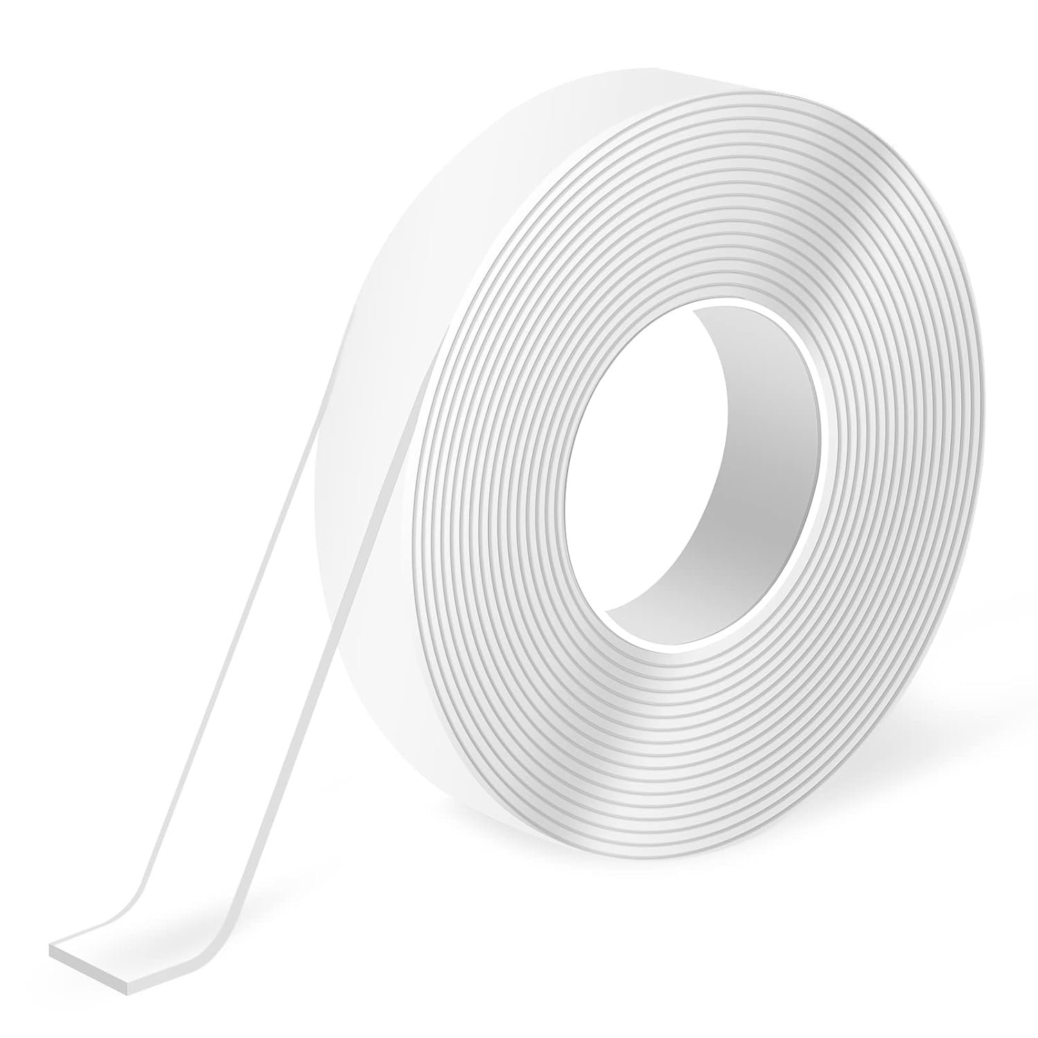 Art3d Traceless Double-Sided Foam Tape, 1/24″ x 1/2″ x 10′, 1 Roll, Crystal | Strong Adhesion, Removable, Reusable, Waterproof, Residue-Free, Damage-Free, for Home, Office, Suitable for Renters, DIYers