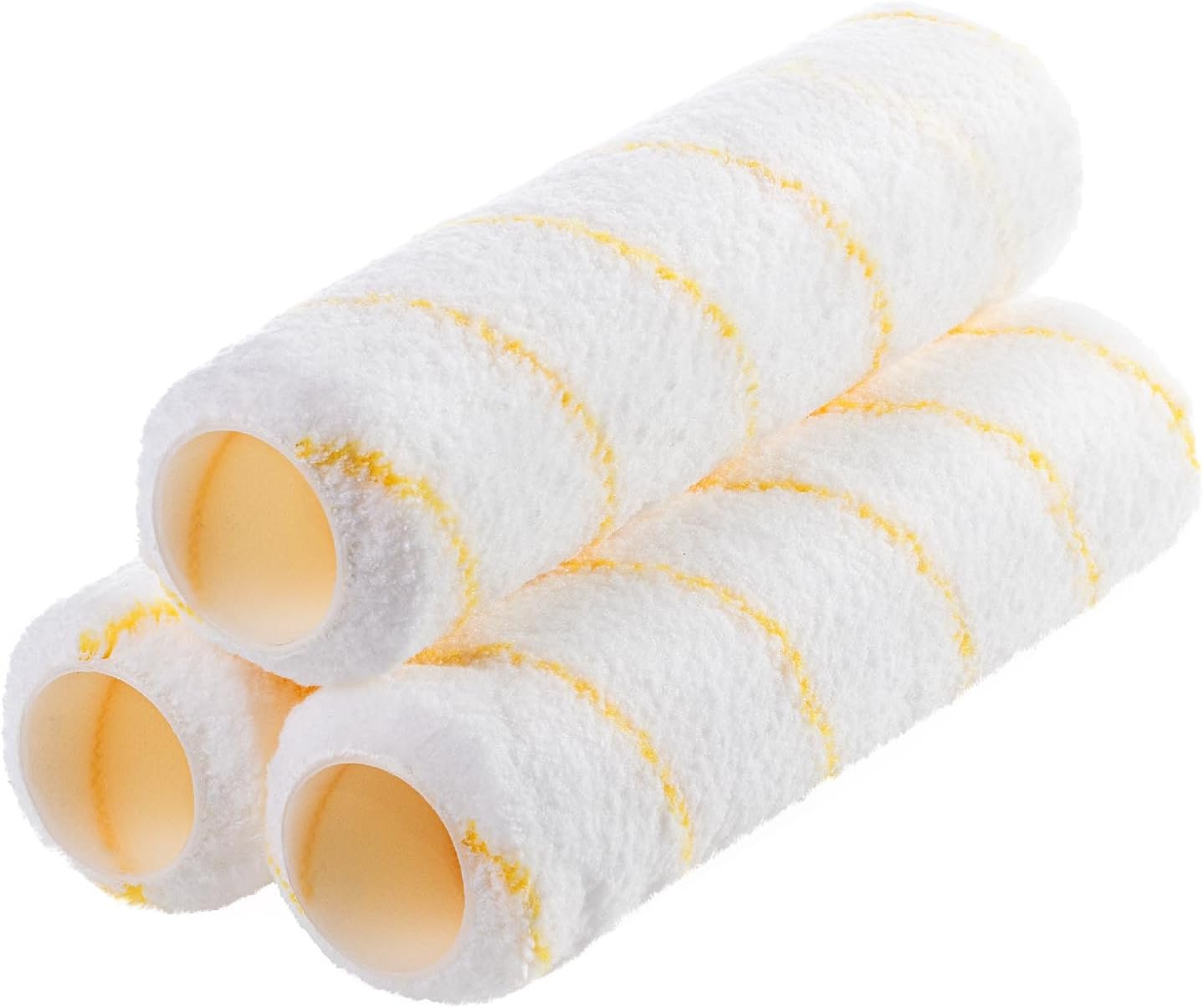 Bates- Paint Roller Covers, 9 Inch, 3 Pack, 3/8″ Nap | Replacement Paint Roller Sleeves for Walls Cabinets Trim & Doors Smooth Rolling Fits 9″ Small Roller Frames