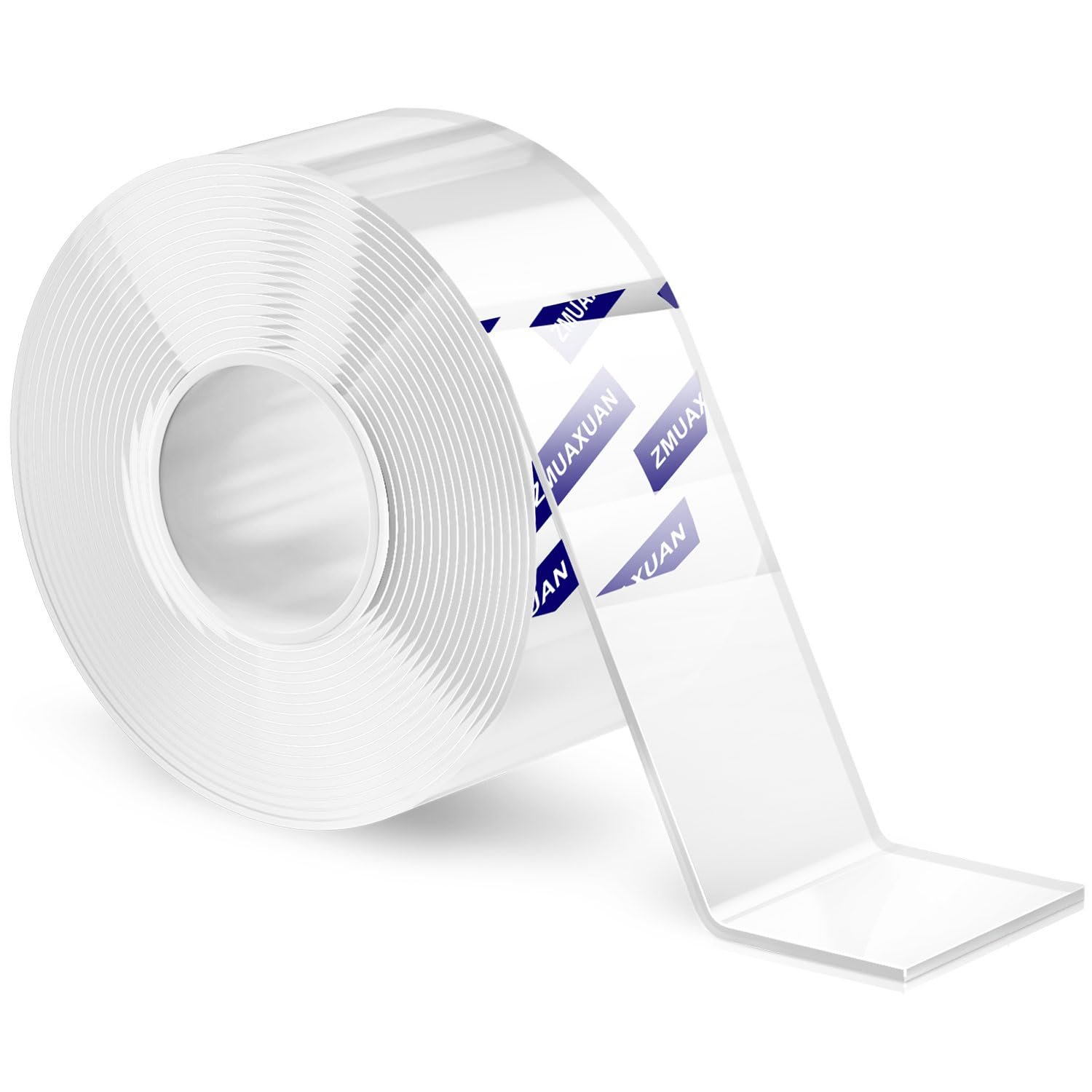 ZMUAXUAN Strong Nano Double Sided Tape Heavy Duty Mounting,Clear Removable Wall Sticky Adhesive Strips,Reusable Thick Gel Grip for Hanging Picture,Poster,Carpet,Photo