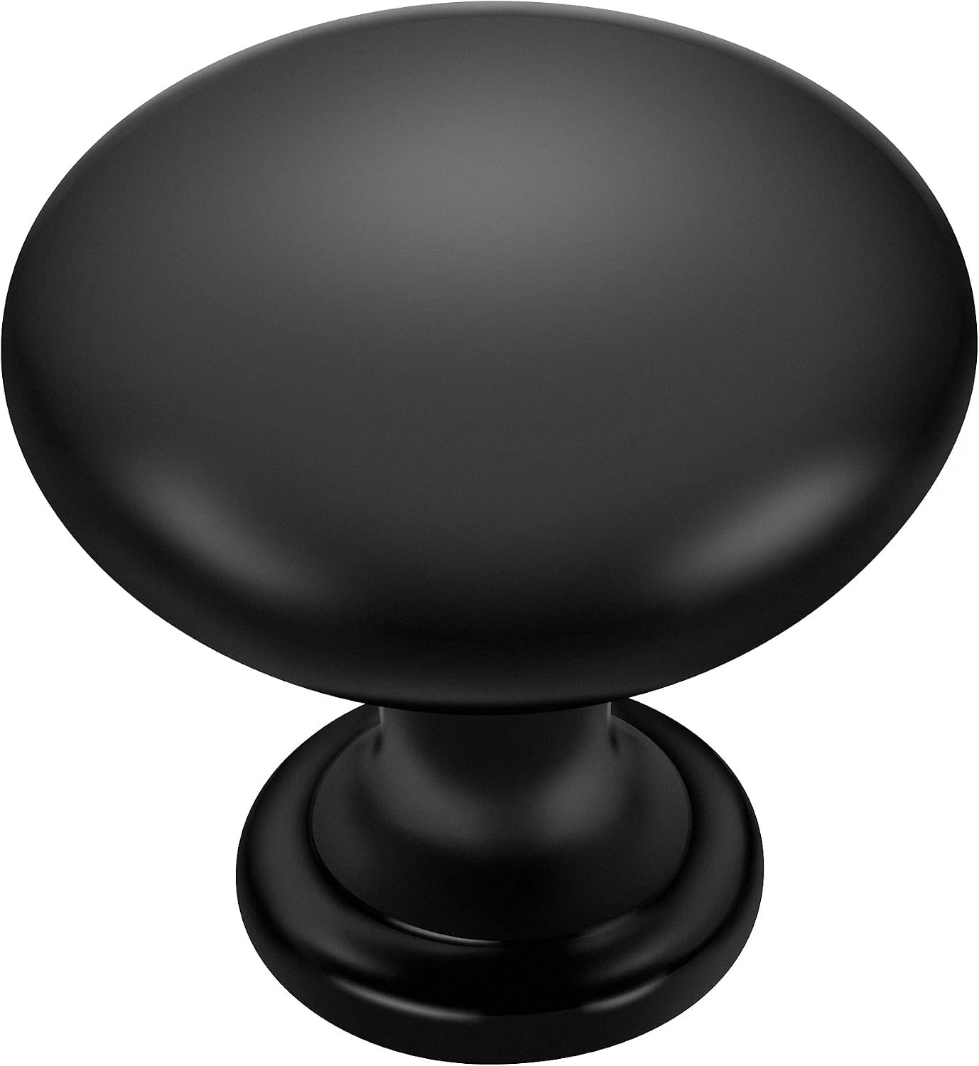 Ravinte Matte Black Cabinet Knobs, Zinc Knobs Drawer Pulls, 30 Pack | Round Knob Shape, Smooth Pull Grip, Kitchen Cabinet Update, For Dressers, Drawers, Cabinet Doors, Furniture Hardware Projects