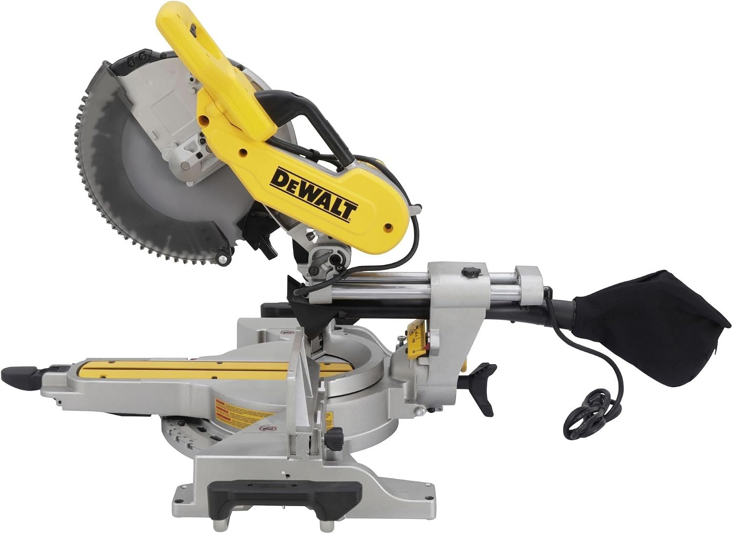 DEWALT Miter Saw, 12 Inch Double Bevel Sliding Compound Miter Saw, Includes Blade Wrench and Clamp, Increased Crosscut Capacity, Powerful 3800 RPM Motor 15 Amp (DWS779)