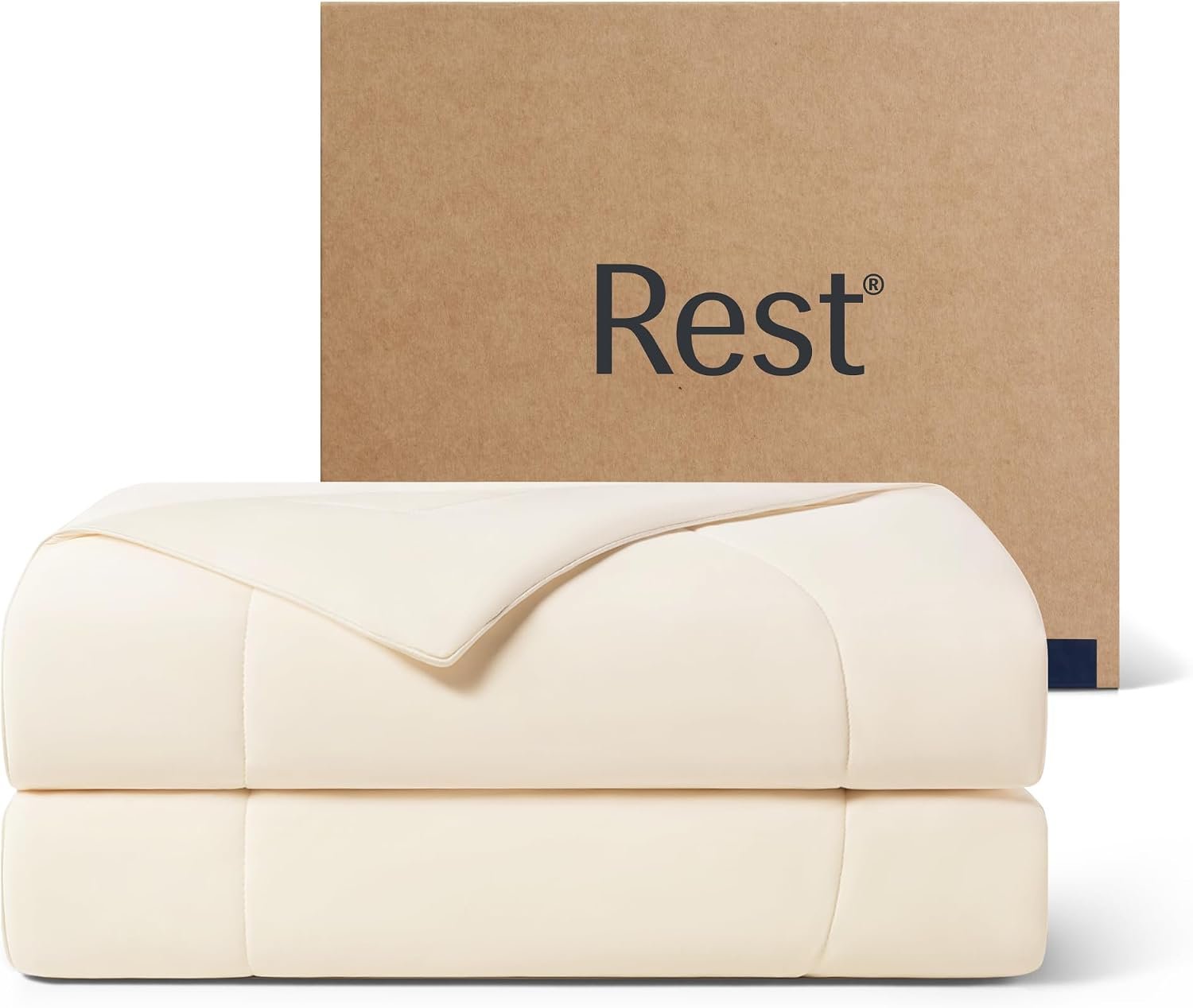REST® Evercool® Cooling Comforter Blanket for Hot Sleepers, King/Cali King | All-season bedding to keep cool, reversible cool-to-touch fabric for night sweats, breathable, lightweight, machine washable