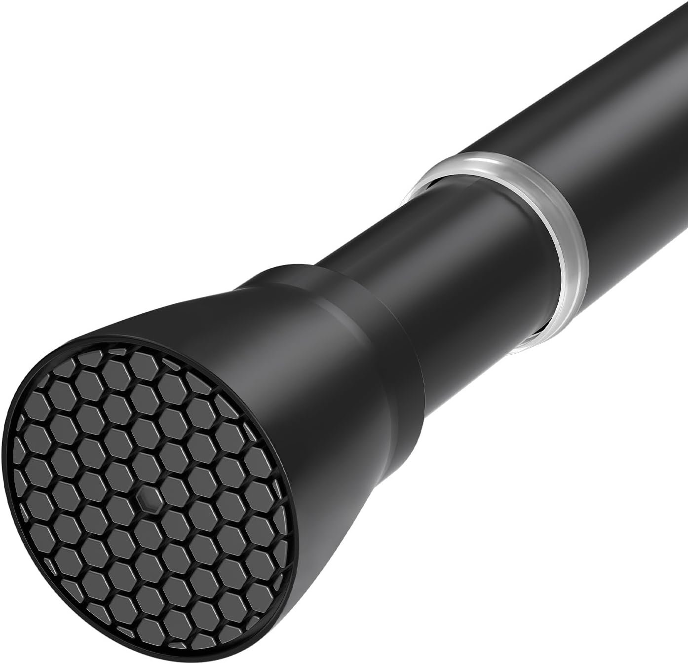 Black Tension Curtain Rod for Windows 28 to 48 Inch Spring Curtain Rods | No Drilling Expandable Tension Rod Adjustable Shower Curtain Rods Pressure Spring Curtain Rod for Doorway,Kitchen