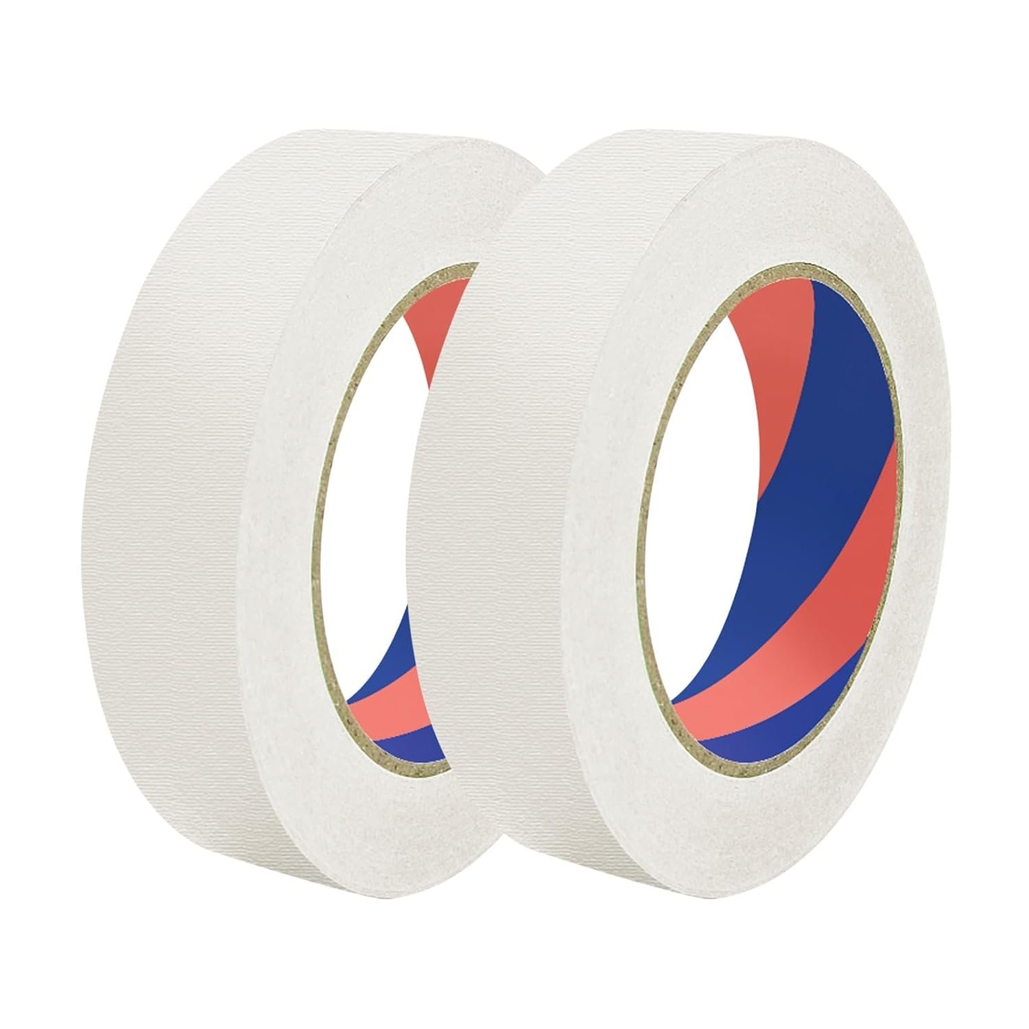 Painters Tape, 1 inch x 55 Yards x 2 Rolls White Painters Masking Tape for Indoor and Outdoor Use, Medium Adhesive Paint Tape for DIY Crafts, Arts, Painting, Easy Removal