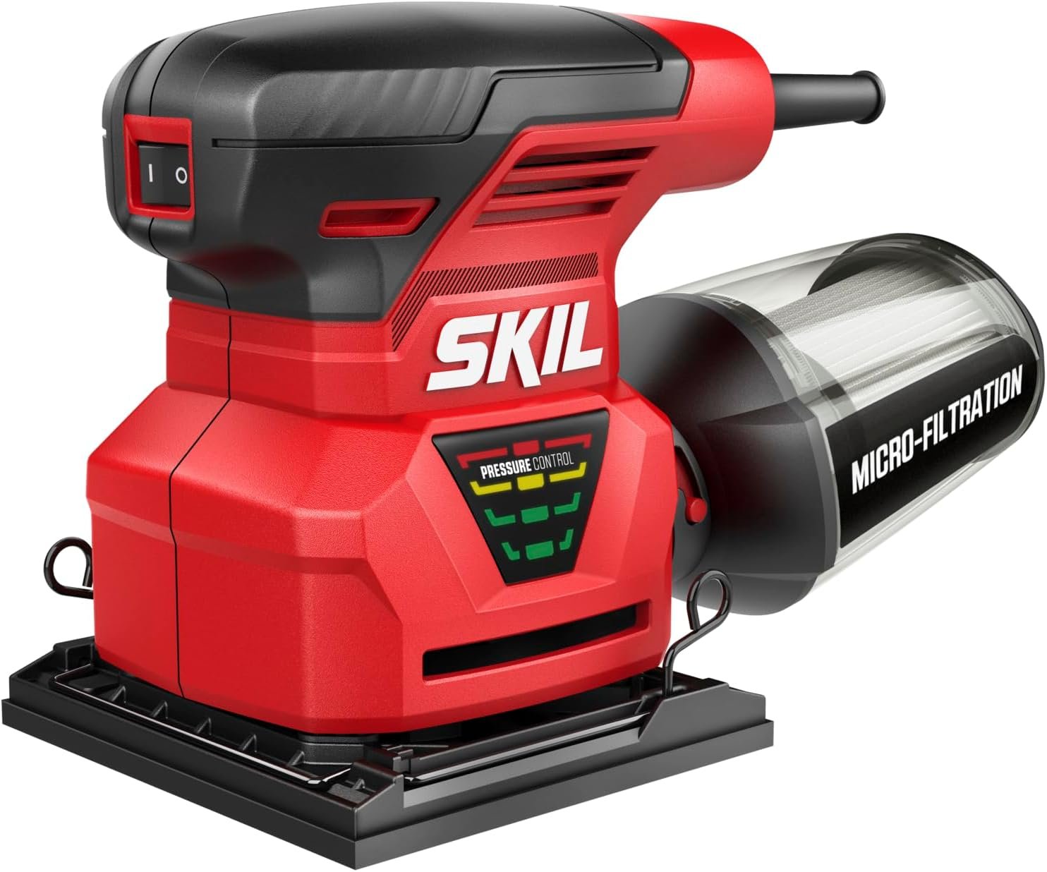 SKIL 2.0 Amp 1/4 Sheet Palm Sander with Pressure Control – 7292-02