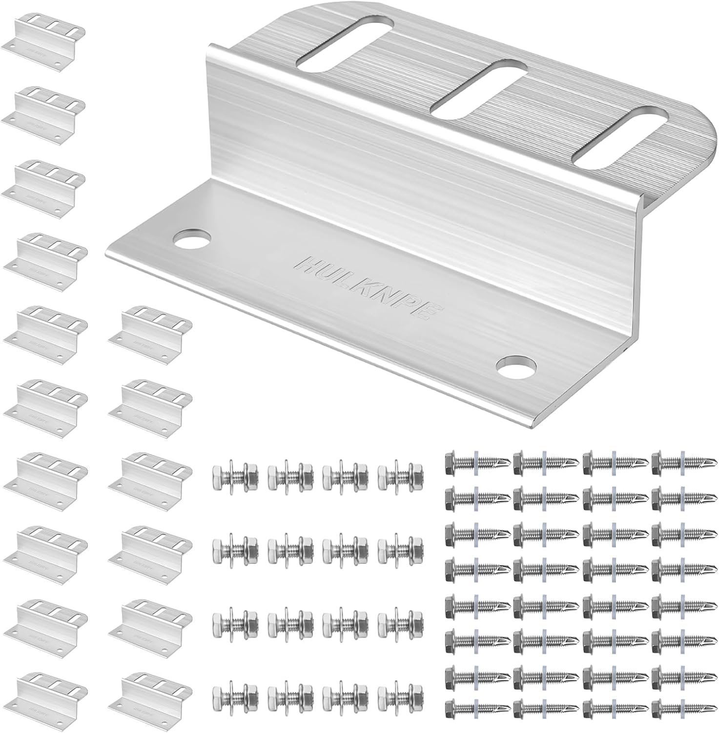 Z Brackets Solar Panel Mounting Kit (16 Pack) – Heavy Duty Corrosion-Resistant Aluminum for RV, Boat, Roof & Off-Grid Installations