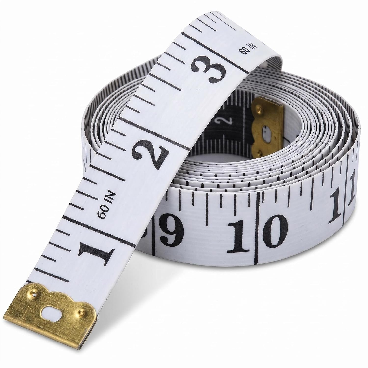 Measuring Tape for Body Measurements, Soft Tape Measure Double Scale, Has 150 Centimetre Scale on Reverse and Front 60 Inch