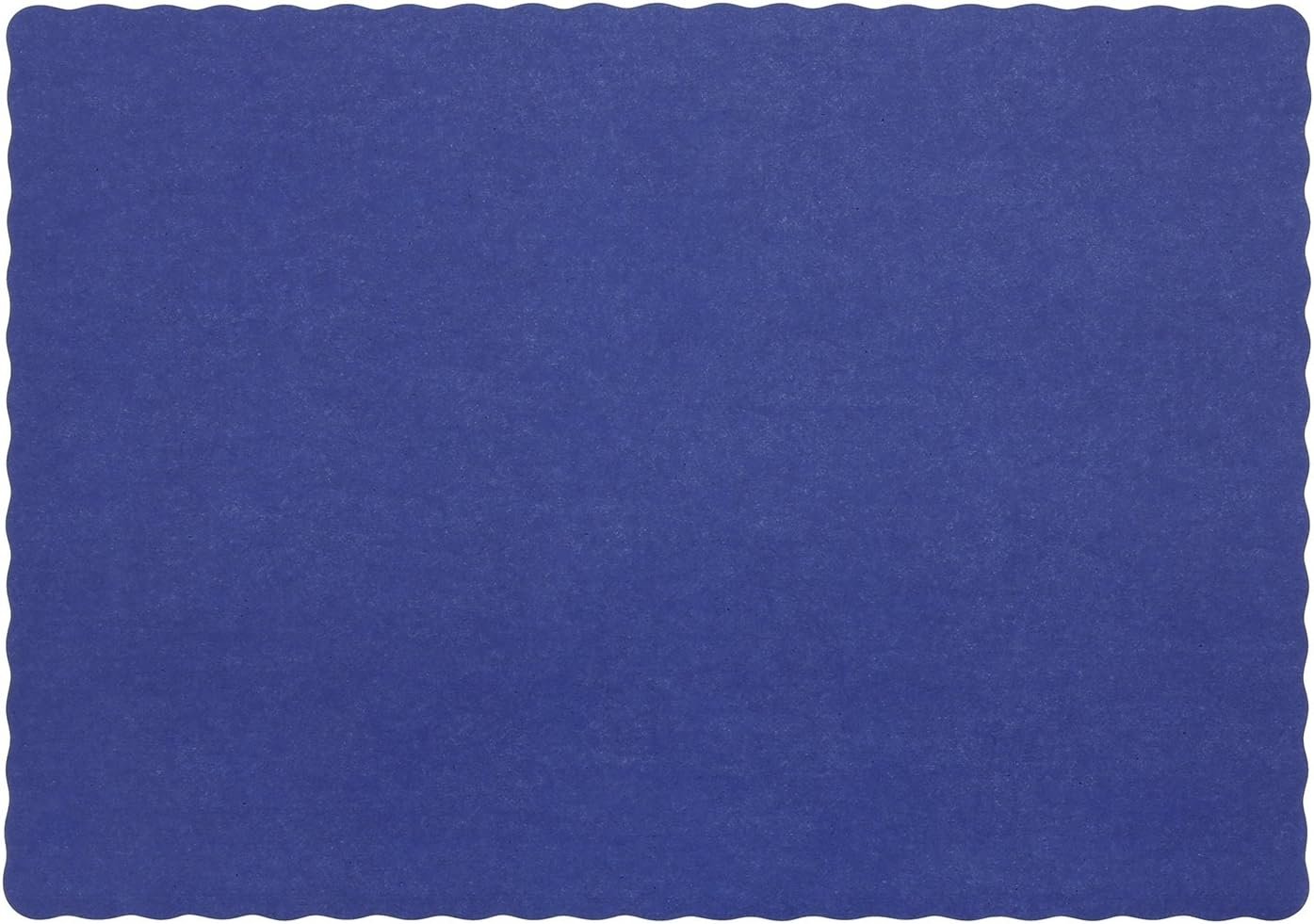 Royal Blue Disposable Placemat 9.25 Inch x 13.25 Inch, Package of 1000