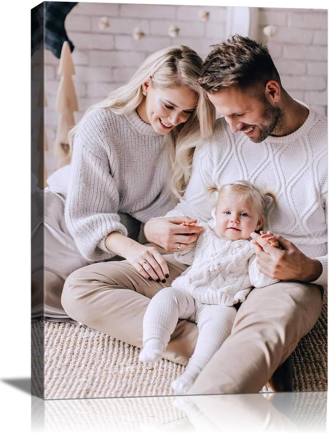 Canvas Prints with Your Photos,Ship Next Day Custom Wall Art for Home Decor | Perfect Custom Photo Gifts for Wedding, Birthday, Family & Friends – Ready to Hang Canvas Pictures Framed 8×10