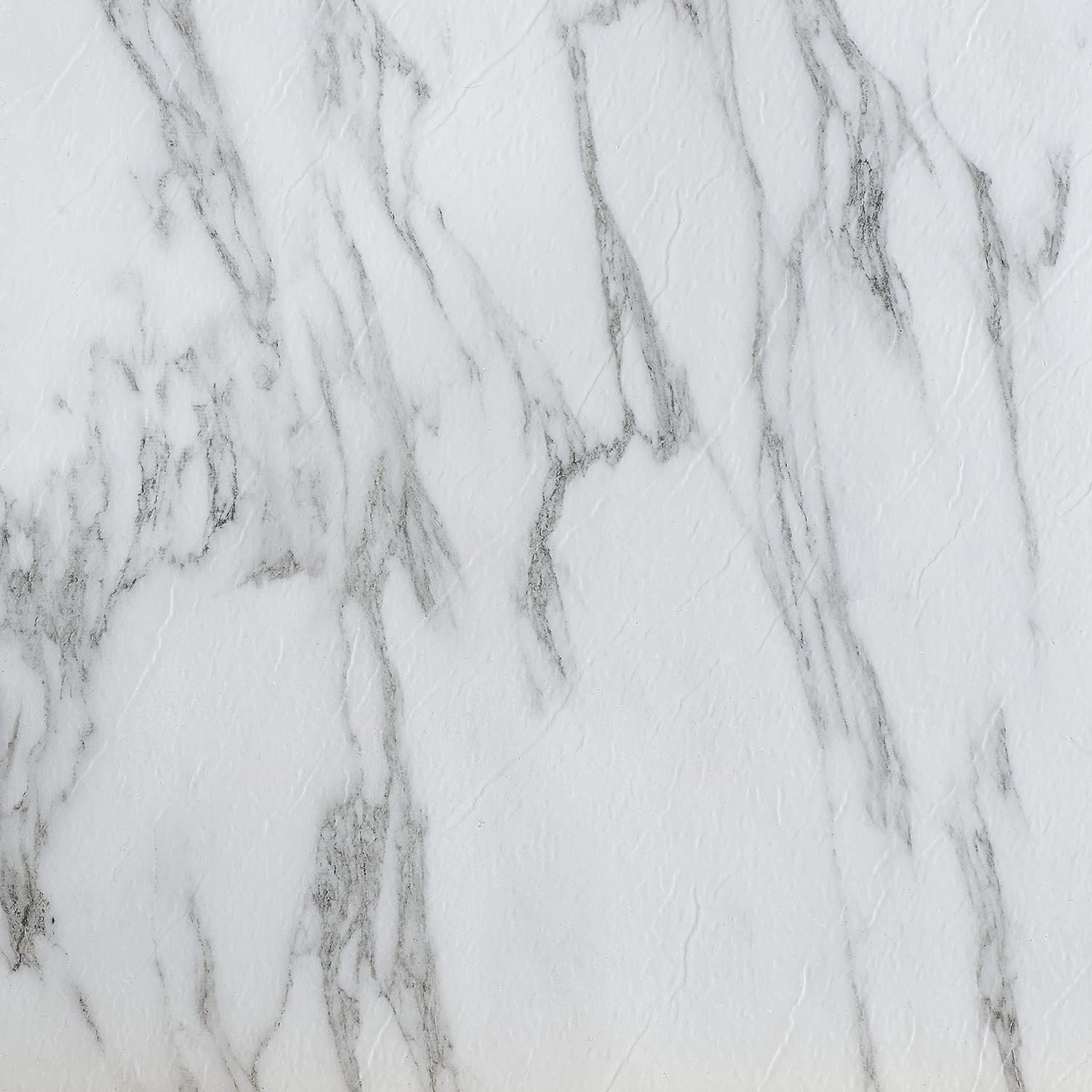 Nexus Self Adhesive 12-Inch Vinyl Floor Tiles, 20 Tiles – 12″ x 12″, Bianco Marble Pattern – Peel & Stick, DIY Flooring for Kitchen, Dining Room, Bedrooms & Bathrooms by Achim Home Decor