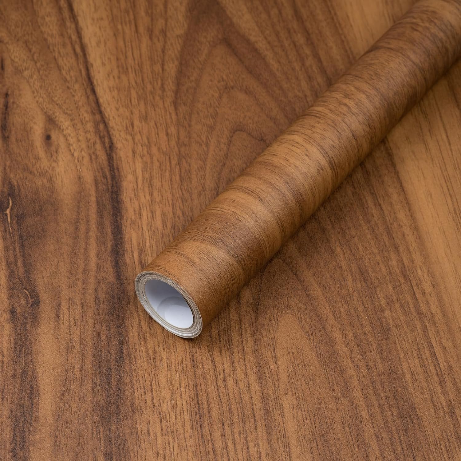 Wood Contact Paper Peel and Stick Wood Grain Wallpaper for Countertops | Natural Wood Wall Paper Thicken Vintage Self-Adhesive Removable Waterproof Brown Vinyl Wrap for Furniture 15.7 in X 118 in