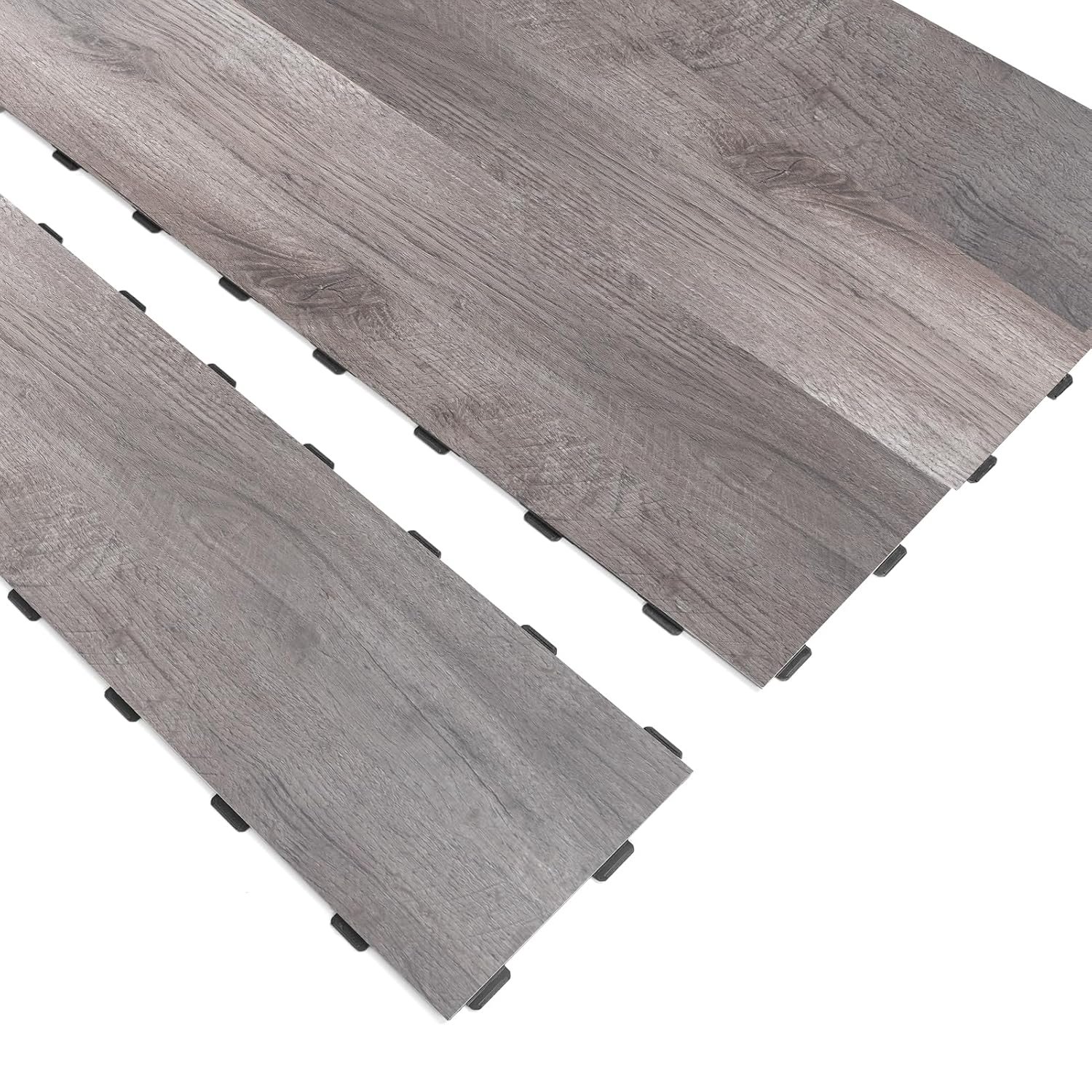 Art3d Interlocking Luxury Vinyl Flooring Tile, Wood Floor Plank for Kitchen Bathroom – Anti-Slip, Wear-Resistant, Reusable – 36 x 6 Inch, 18-Pack Cover 27 Sq. Ft | Luxury Wood Look, Anti-Slip, Waterproof, Wear-Resistant, Anti-Fade, Easy to Clean, Ideal for Kitchen, Indoor Household Use