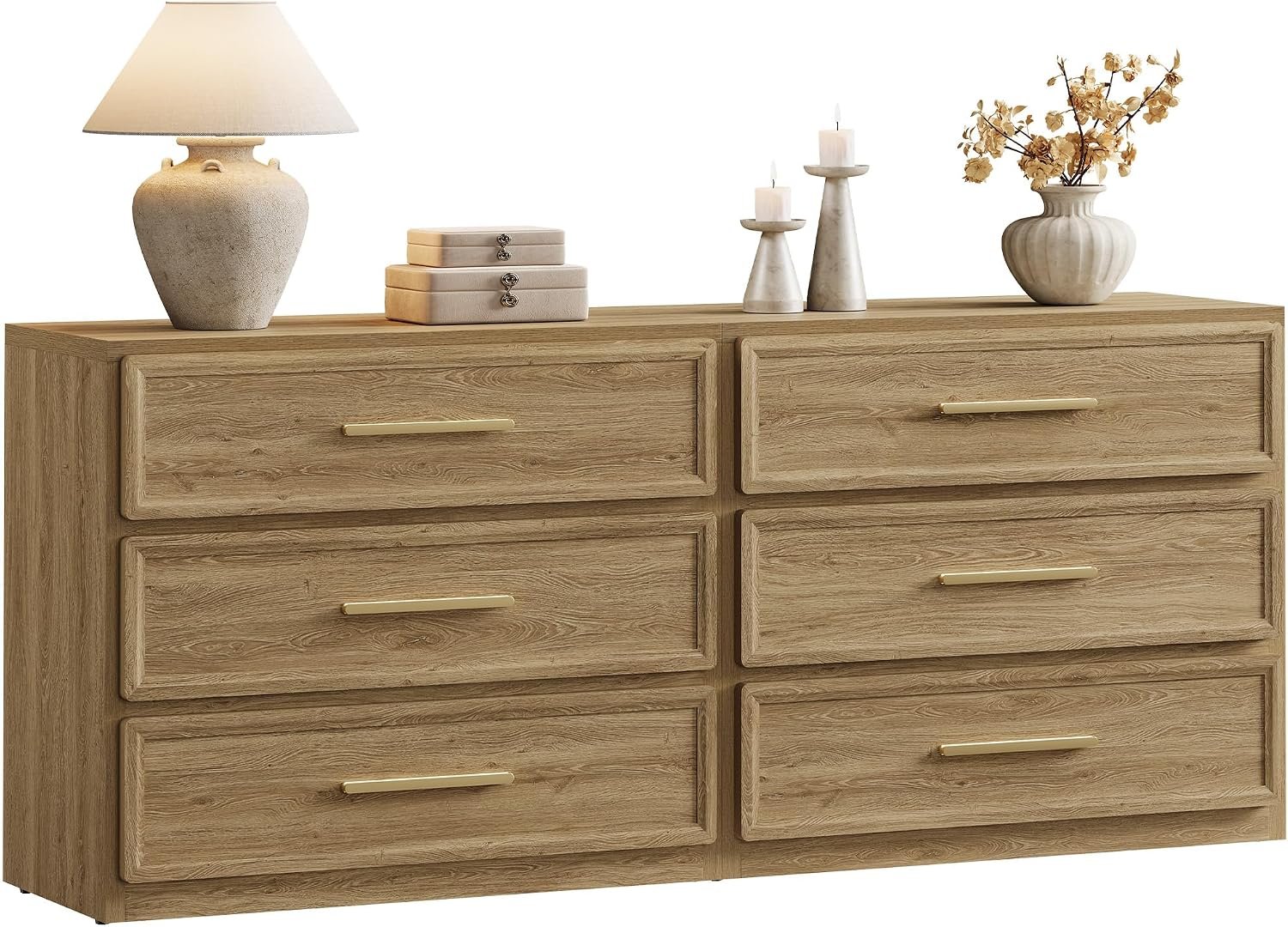SICOTAS Oversized Nightstands Set of 2 for Bedroom with Storage for Bedroom | SICOTAS Oversized Night Stand Set 2 for Bedroom 3 Drawer Bedsideside Table